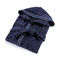 Hooded Bathrobe Large Cotton Tommy Hilfiger University - Blue Navy 303784