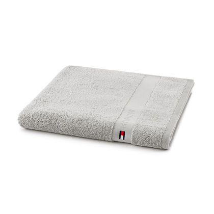 Body Towel 100x150cm Cotton Tommy Hilfiger Legend - Silver 221354