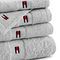 Πετσέτα Σώματος 100x150cm Βαμβάκι Tommy Hilfiger Legend - Ασημί 221354