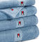 Hand Towel 40x60cm Cotton Tommy Hilfiger Legend - Ice Blue 666244