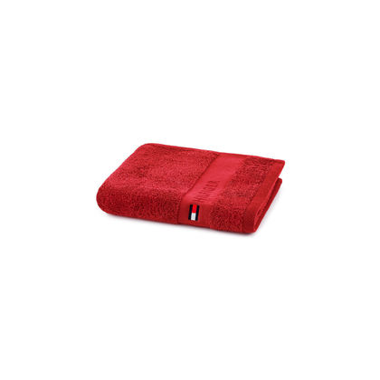 Πετσέτα Σώματος 100x150cm Βαμβάκι Tommy Hilfiger Legend - Κόκκινο 221323