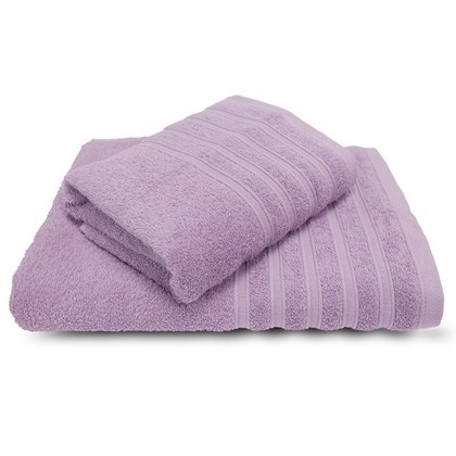 Bath Towels Set 3pcs 30x50/50x90/70x140 SB Home Primus Collection Daily Lilac 100% Cotton