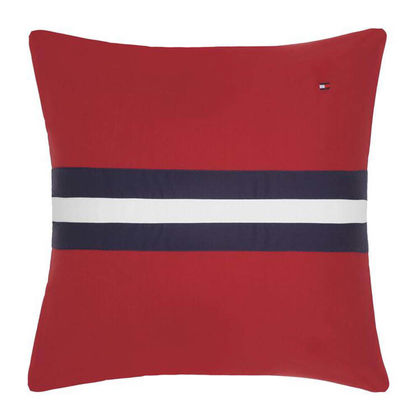 Decorative Pillowcase 40x40cm Cotton Tommy Hilfiger Tailor - Red 684995
