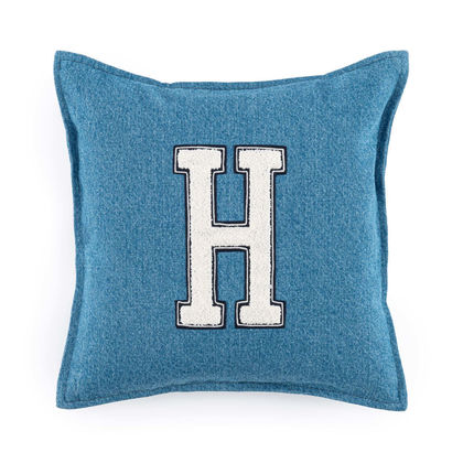 Decorative Pillowcase 40x40cm Cotton Tommy Hilfiger Loop - Blue 698702