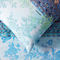 Queen Size Flat Bedsheets 4pcs. Set 250x280cm Cotton Bassetti Agrigento - Blue 698914