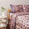 Queen Size Flat Bedsheets 4pcs. Set 250x280cm Cotton Satin Bassetti BG Genova - Beige 694660