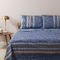 Queen Size Flat Bedsheets 4pcs. Set 250x280cm Cotton Bassetti Maser - Ciel 714434