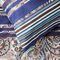 Queen Size Flat Bedsheets 4pcs. Set 250x280cm Cotton Bassetti Noto - Grey 698908