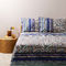 Queen Size Bedspread 255x265cm Cotton Bassetti Noto - Grey 698958