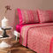 Queen Size Bedspread 255x265cm Cotton Bassetti Piazza Ducale - Pink 684032