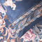 Queen Size Duvet Cover 4pcs. Set 210x250cm Cotton Satin Bassetti Verona - Blue/ Raf 714473