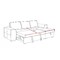 Merano Γωνιακός Καναπές Κρεβάτι Με Αποθηκευτικό Χώρο 272x164εκ. Ανοιχτό Γκρι Με Αναστρέψιμη Γωνία