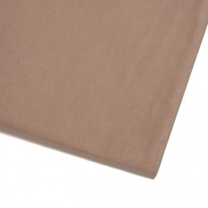 Single Sized Flat Bedsheet 170x270cm Cotton Melinen Home Urban - Choco 20002902