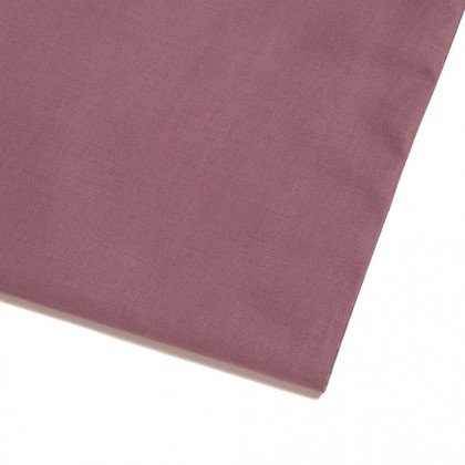 Single Sized Fitted Bedsheet 100x200+32cm Cotton Melinen Home Urban - Plum 20002925