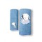 Baby's Towels Set 2pcs 30x50/70x130 SB Home S Baby Collection Puppy Blue 100% Cotton