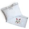 Baby's Crib Sheets Set 3pcs 120x160 SB Home S Baby Collection Bunny Silver 100% Cotton 152TC
