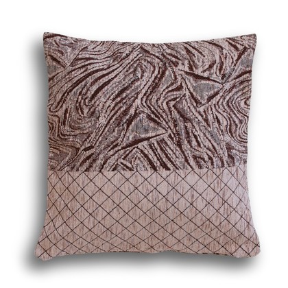 Decorative Pillow Case 40x40cm Sb Home Florenz Sofa Throws Collection Dario Salmon 100% Chenille Jacquard 