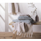Bath Towels Set 3pcs 30x50/50x90/70x140 NEF-NEF Serenity Collection Outlast Grey 100% Cotton