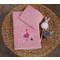 Σετ Παιδικές Πετσέτες 2τμχ 30x50/70x140 NEF-NEF Animals Team Pink 100% Βαμβάκι