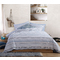 King Size Fitted Bed Sheets Set 4pcs 180x200+35 NEF-NEF Blue Collection Canfield Blue 100% Cotton 144TC