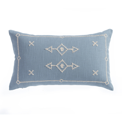 Decorative Pillow 33x55 NEF-NEF Blue Collection Figerald Blue 100% Cotton 