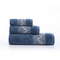 Bath Towels Set 3pcs 30x50/50x90/70x140 NEF-NEF Blue Collection Canfield Blue 100% Cotton