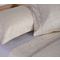 King Size Bed Sheets Set 4pcs 270x280 NEF-NEF Elements Sterling Ecru 100% Sateen Cotton 300TC