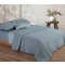 Double Coverlet 230x240 NEF-NEF Elements Olympia Silver Blue 100% Cotton