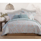 Double Bed Sheets Set 4pcs 240x270 NEF-NEF Premium Collection Pleasant Aqua 100% Pennie Sateen Cotton 210TC