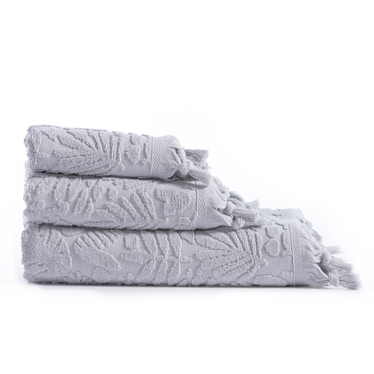 Face Towel 50x90 NEF-NEF Premium Collection Glendal Grey 100% Cotton