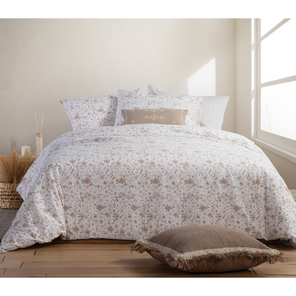 King Size Fitted Bed Sheets 4pcs. Set 180x200+35cm Cotton NEF-NEF Smart Line - Valia 035244