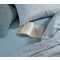 King Size Fitted Bed Sheets Set 4pcs 180x200+35 NEF-NEF Smart Line Sierra Aqua 100% Cotton 144TC