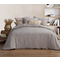 Double Bed Sheets Set 4pcs 240x270 NEF-NEF Smart Line Candy Grey 100% Cotton 144TC