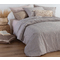 Double Bed Sheets Set 4pcs 240x270 NEF-NEF Smart Line Candy Grey 100% Cotton 144TC