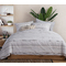 Double Bed Sheets Set 4pcs 240x270 NEF-NEF Smart Line Canfield Grey 100% Cotton 144TC
