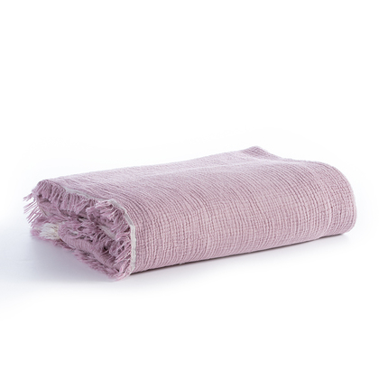 Double Blanket 220x230 NEF-NEF Apollo Mauve 100% Cotton