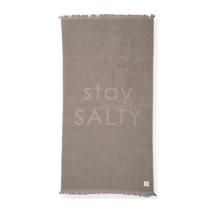 Beach Towel 90x170cm Cotton NEF-NEF Stay Salty/ Silver 030590