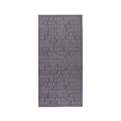 Beach Towel 80x160cm Cotton NEF-NEF Action/ Grey 035745