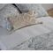 King Size Fitted Bed Sheets Set 4pcs 180x200+35 NEF-NEF Smart Line Canfield Beige 100% Cotton 144TC