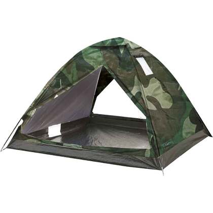 Σκηνή Camping Στρατιωτικού Τύπου 3-4 Ατόμων Camo-CAMPUS 210x210x150cm  Velco 110-9922