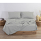 Semi-Double Fitted Bedsheet 120x200+30 NEF-NEF Basic 1212-Silver Grey 100% Cotton Pennie 144TC