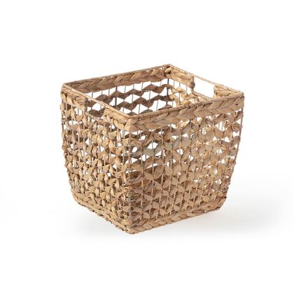 Decorative Basket 29x29x28cm Water Hyacinth NEF-NEF Romano - Natural 033267