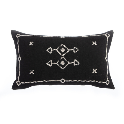 Decorative Pillow 33x55 NEF-NEF Figerald Black 100% Cotton 