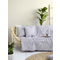 Three Seater Sofa Throw 180x300cm Cotton/ Polyester Nima Home Waves - Lilac 33661