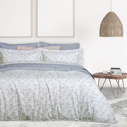 Double Bed Sheets Set 4pcs 230x260 Das Home Prestige Line 1679 100% Cotton Satin 210TC