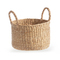 Decorative Basket D.28x18cm Water Hyacinth NEF-NEF Romano - Natural 035113