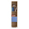 Βιβλιοθήκη Παιδική Με Ντουλάπι Μελαμίνη 40x30x180cm Sarris Bros/ Oak-Ciel