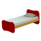 Παιδικό Κρεβάτι AS 90015 Ξύλινο Για Στρώμα 90x200cm