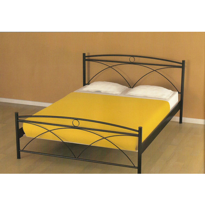 Κρεβάτι Διπλό Μεταλλικό MetalFurniture Νάξος 160 x 200