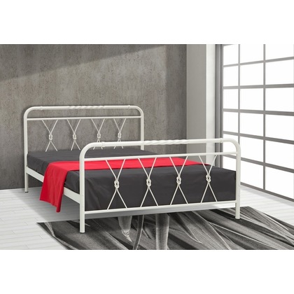 Κρεβάτι Μεταλλικό MetalFurniture Ρομβάκι160Χ200 Με Επιλογή Χρώματος